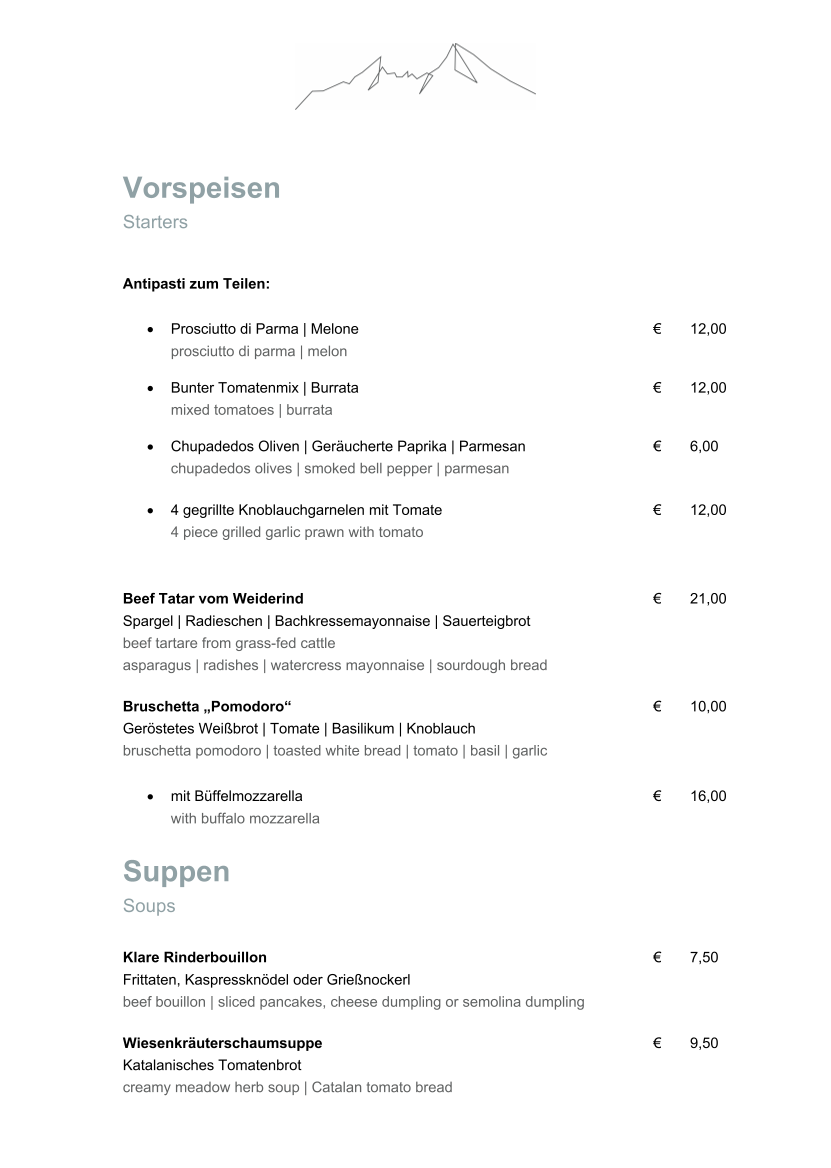 Speisekarte photo 3