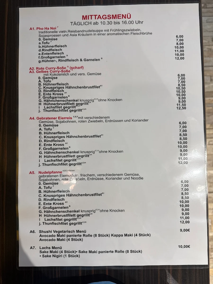 Speisekarte photo 2