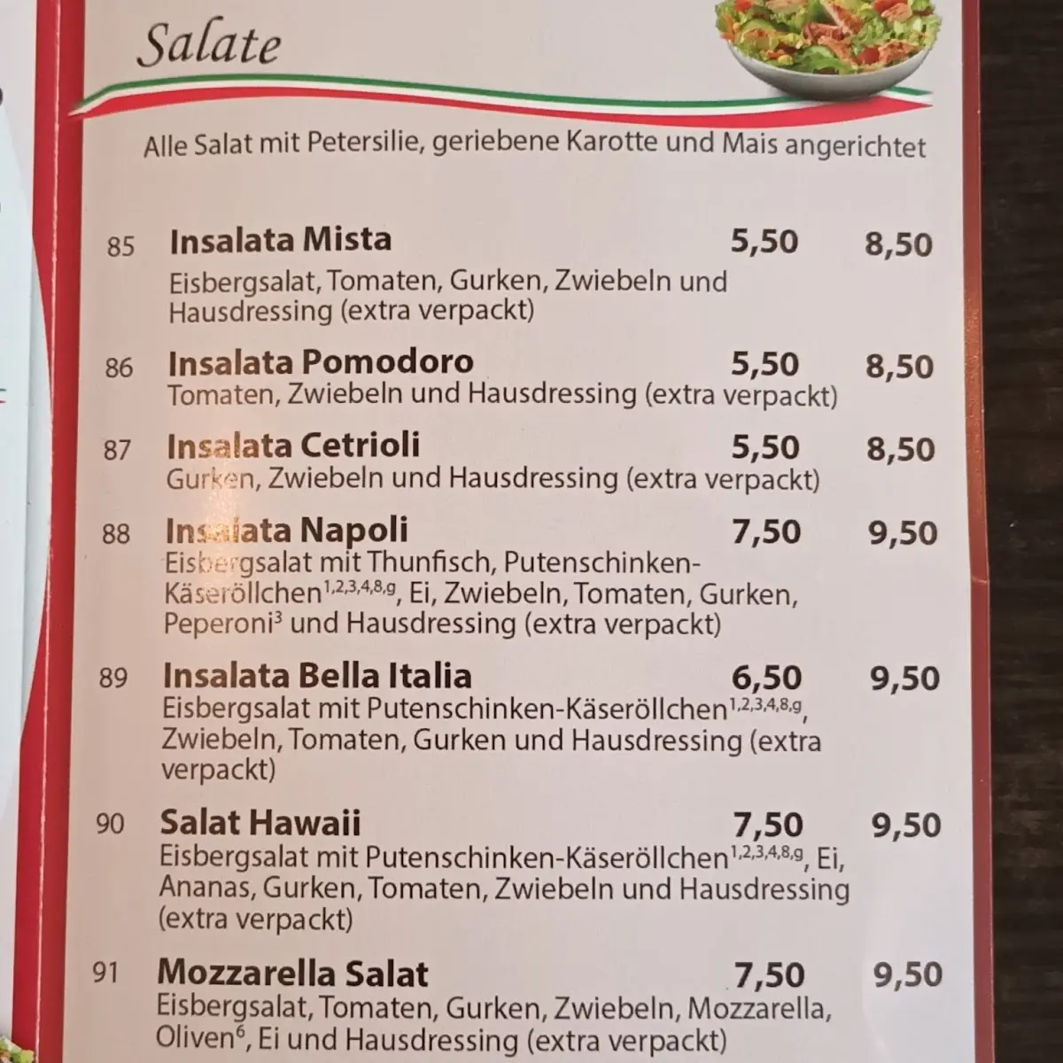 Speisekarte photo 6