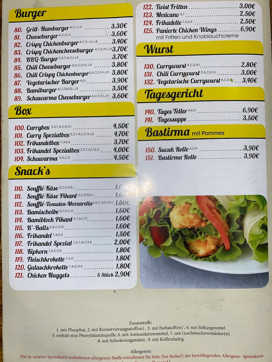 Speisekarte photo 4