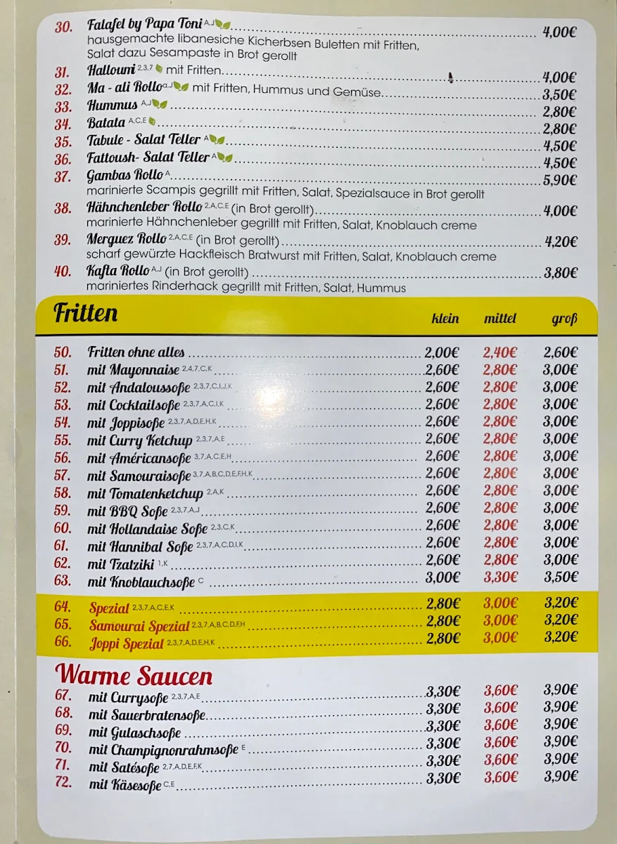 Speisekarte photo 8