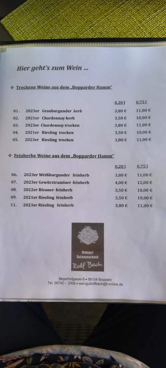 Speisekarte photo 5