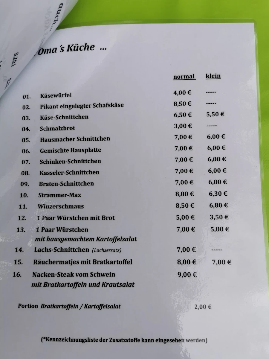 Speisekarte photo 6