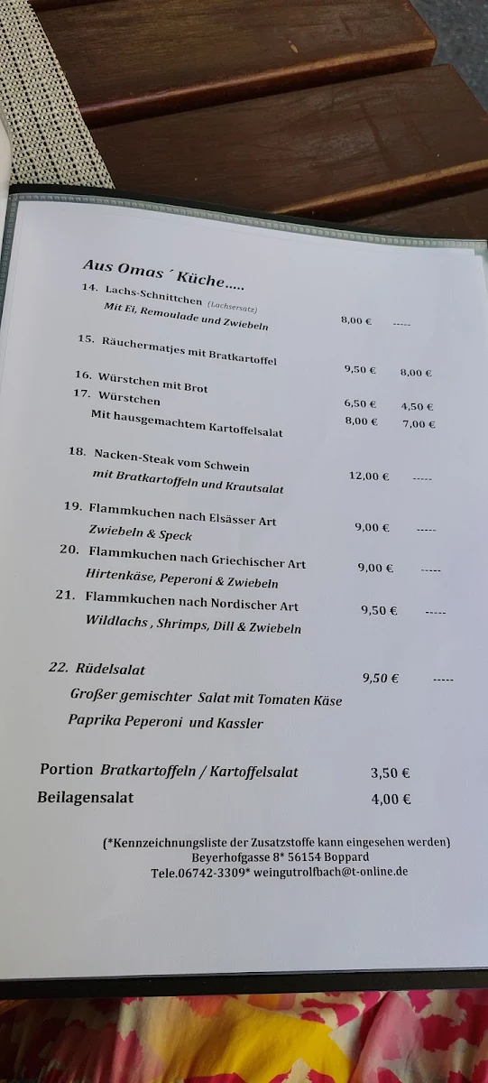 Speisekarte photo 7