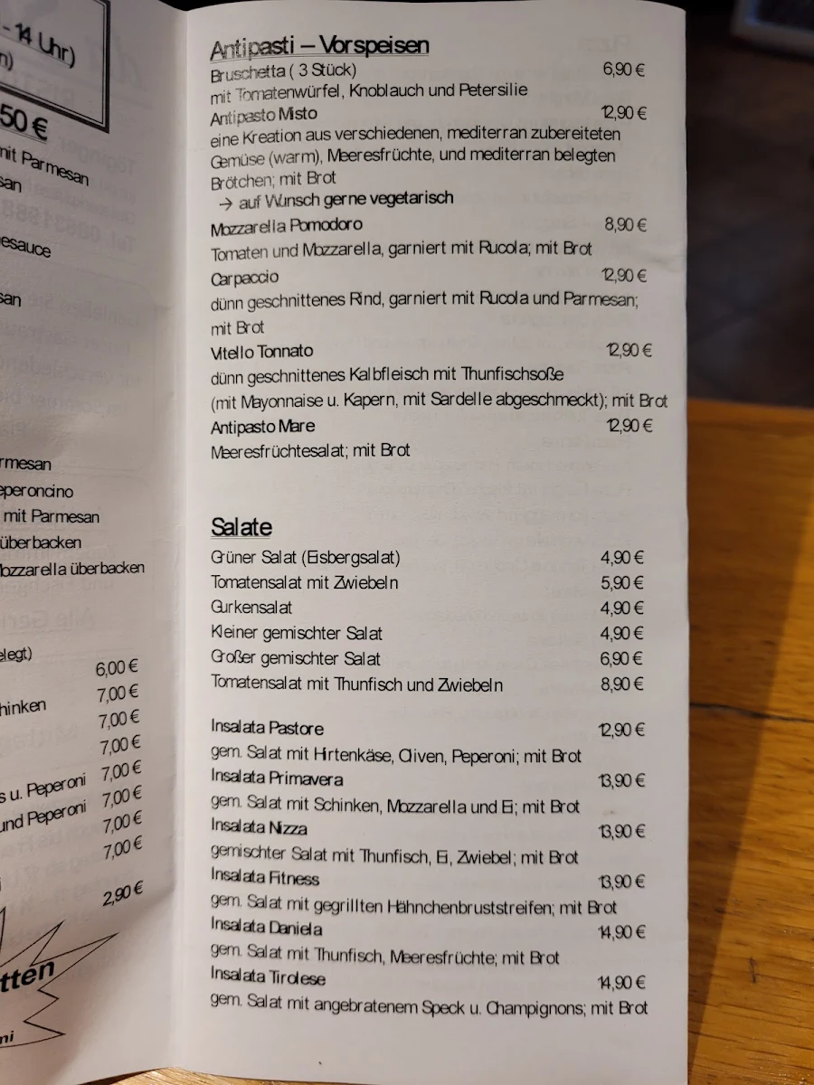 Speisekarte photo 6