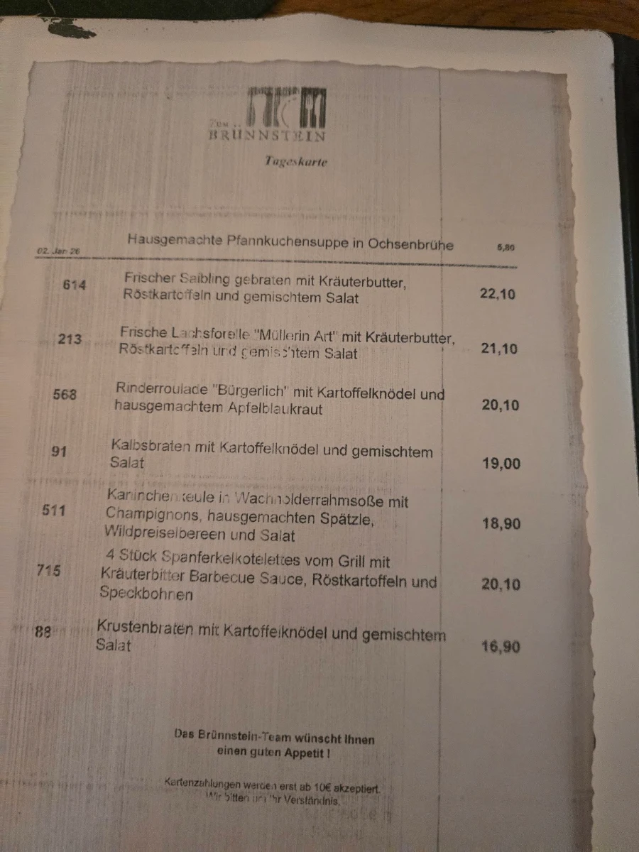Speisekarte photo 4
