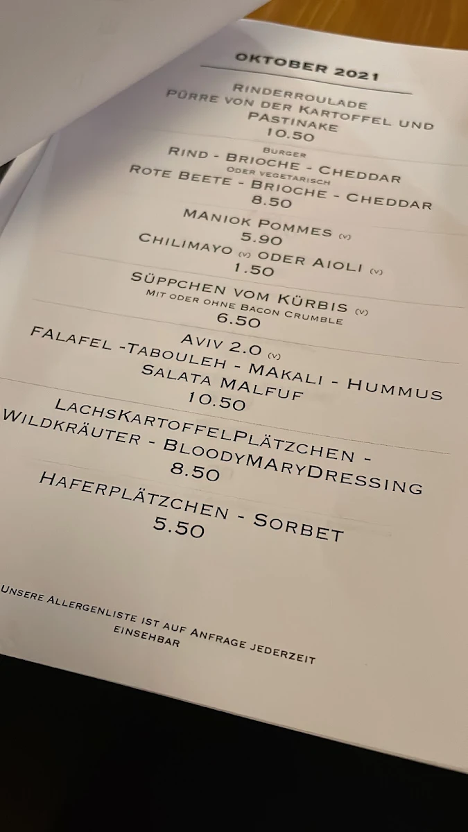 Speisekarte photo 1