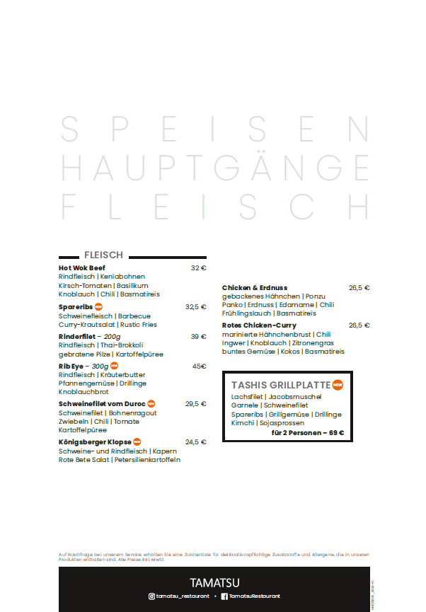 Speisekarte photo 6