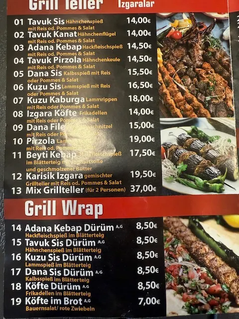 Speisekarte, Schef Grillhaus UG (haftungsbeschränkt)