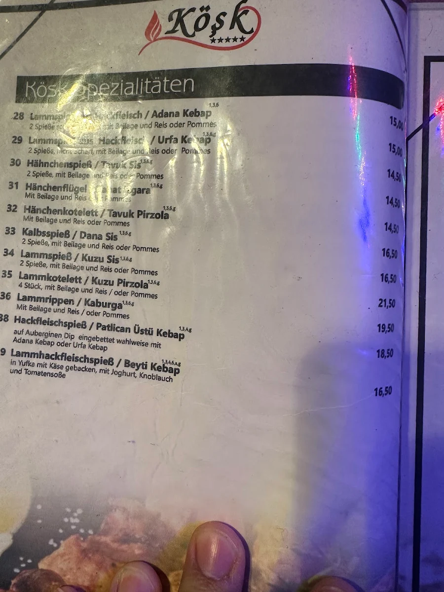 Speisekarte photo 3