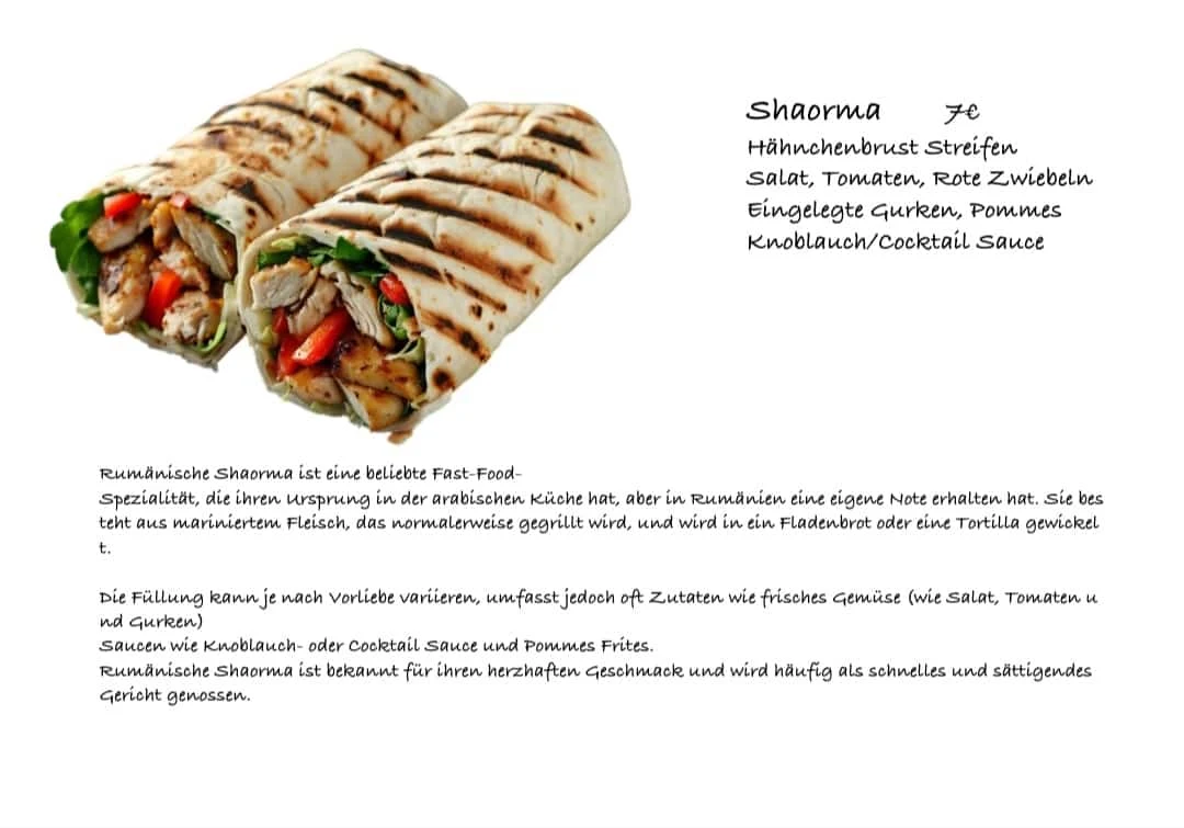 Speisekarte photo 2