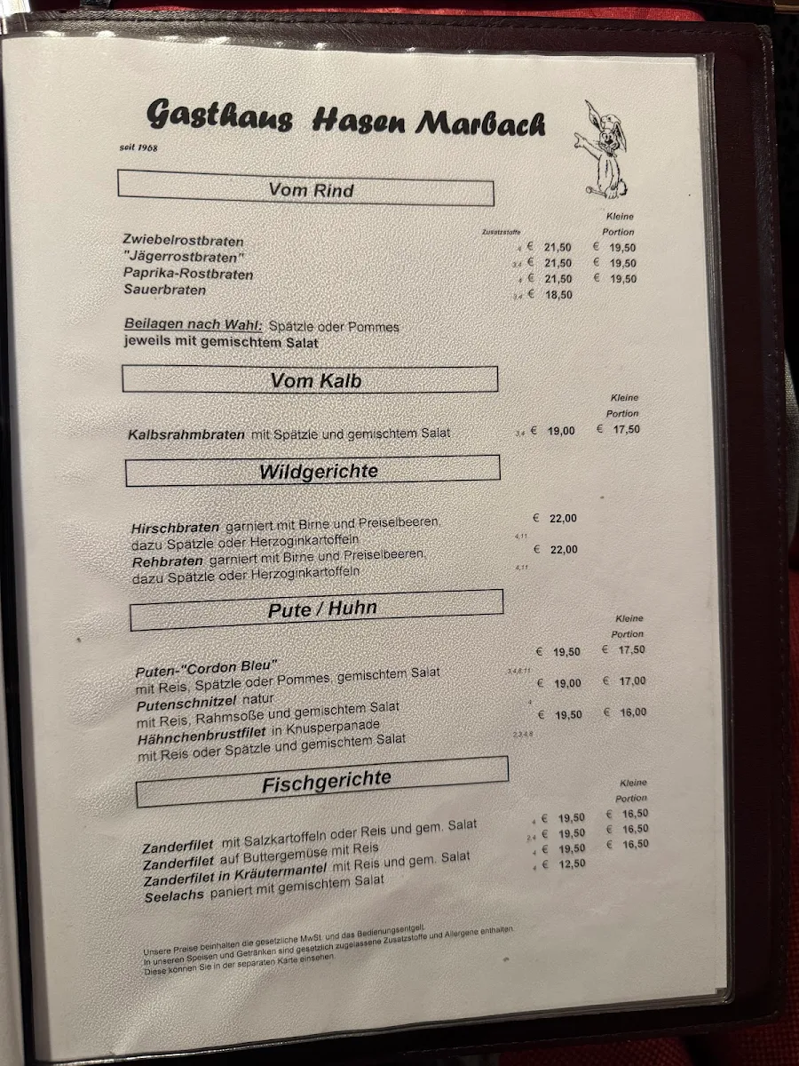 Speisekarte photo 2