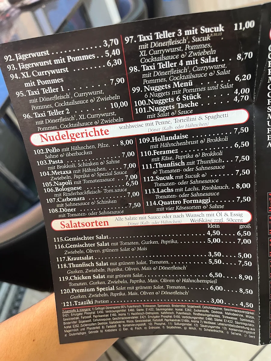 Speisekarte photo 2