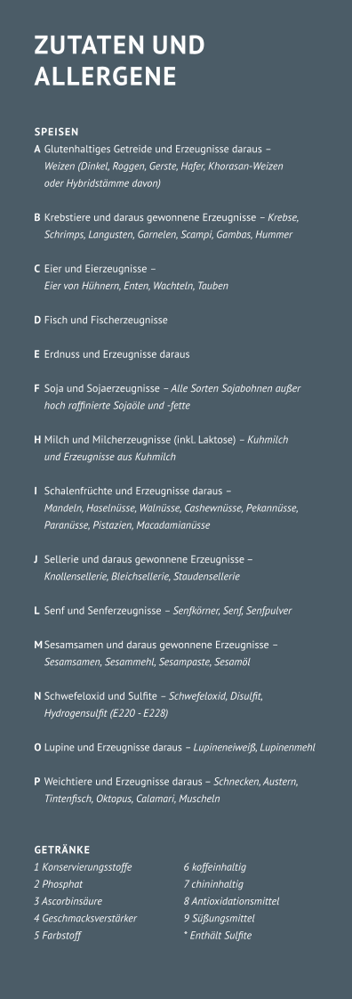 Speisekarte photo 1