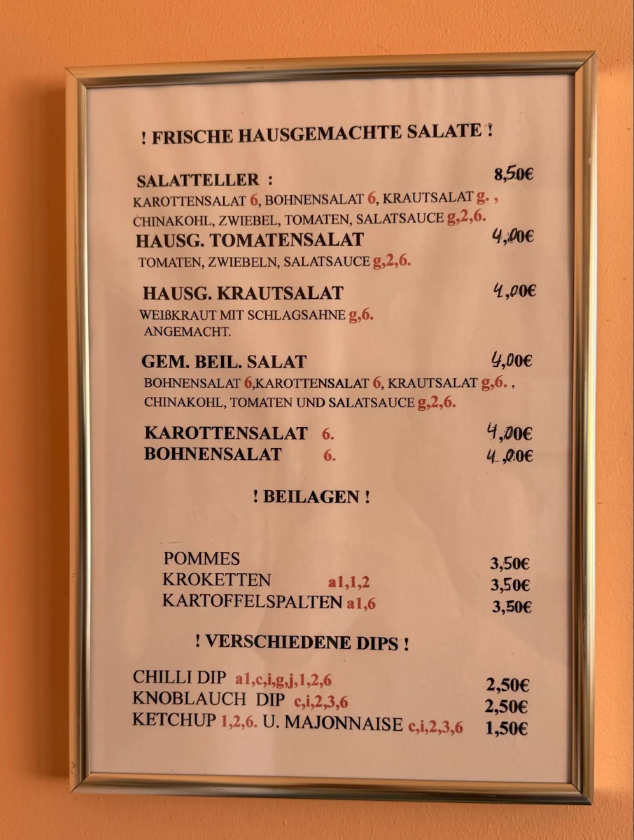 Speisekarte photo 4