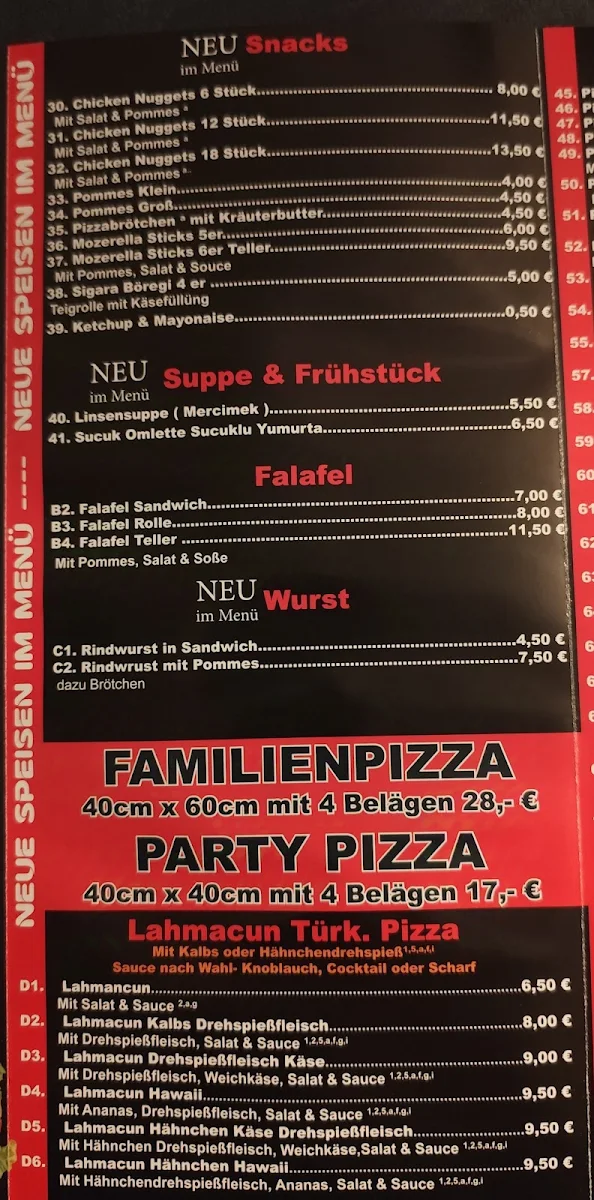 Speisekarte photo 2