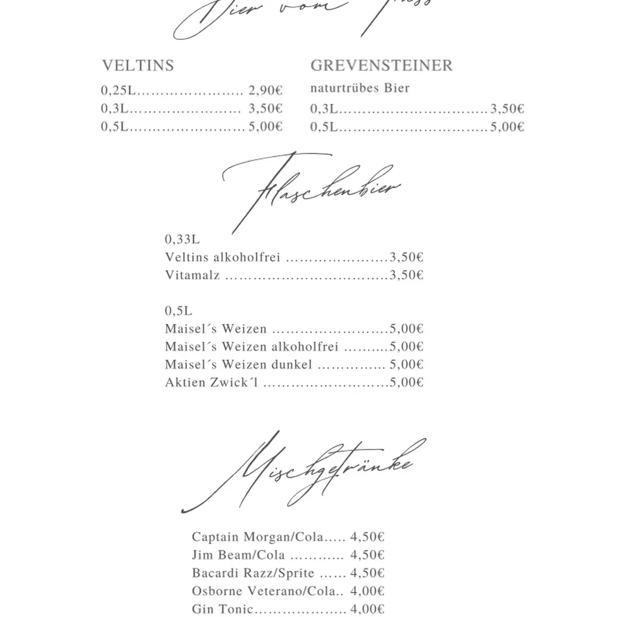 Speisekarte photo 3
