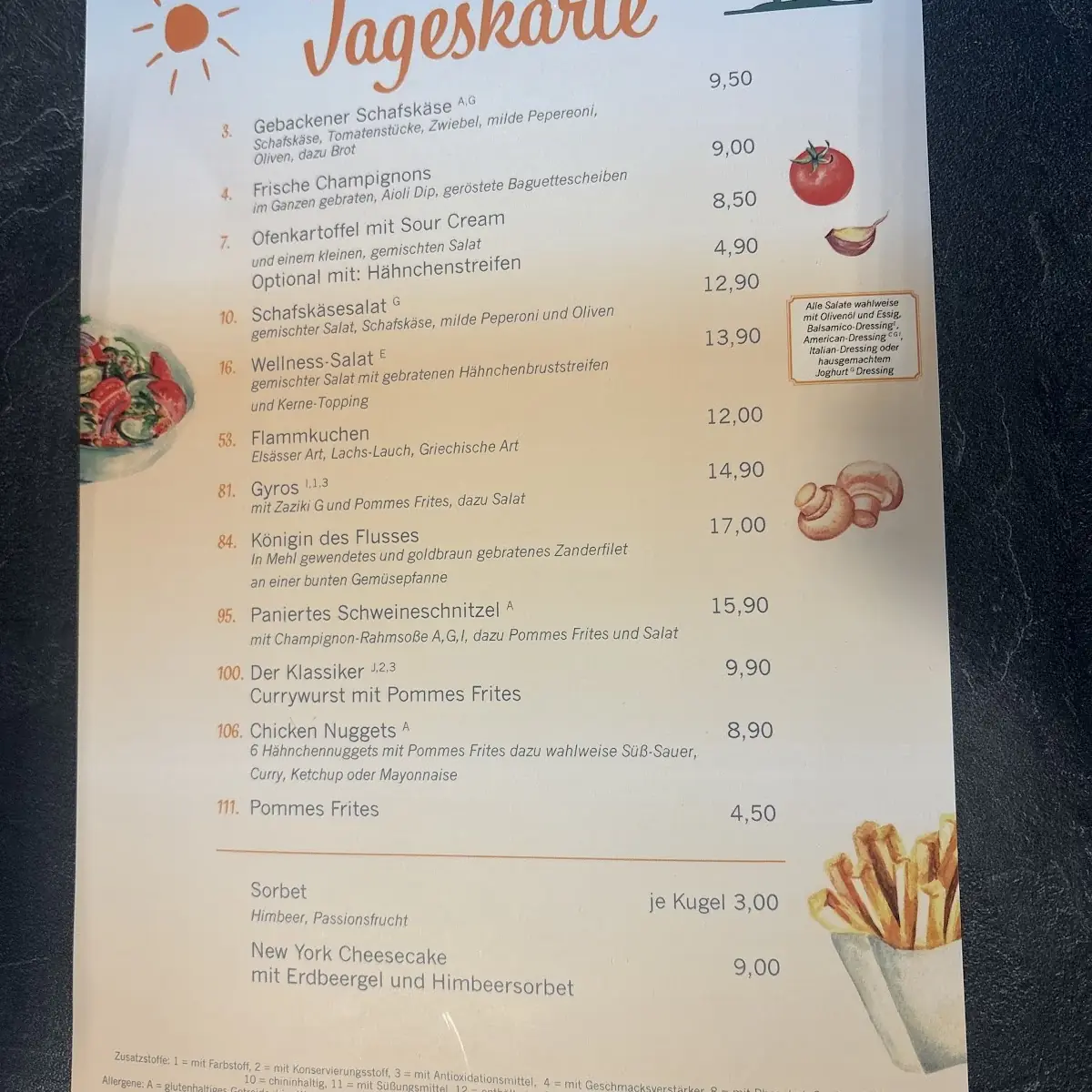 Speisekarte photo 1