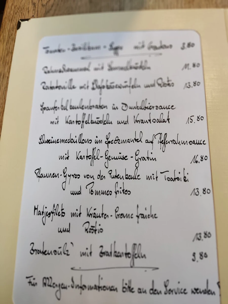 Speisekarte photo 2