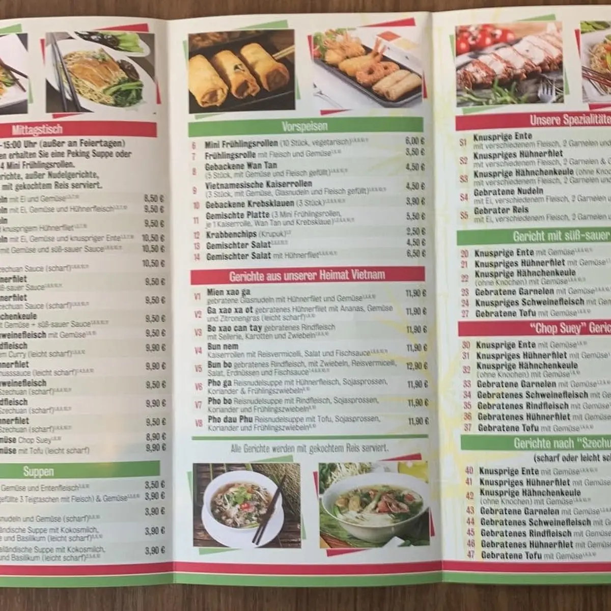 Speisekarte photo 2