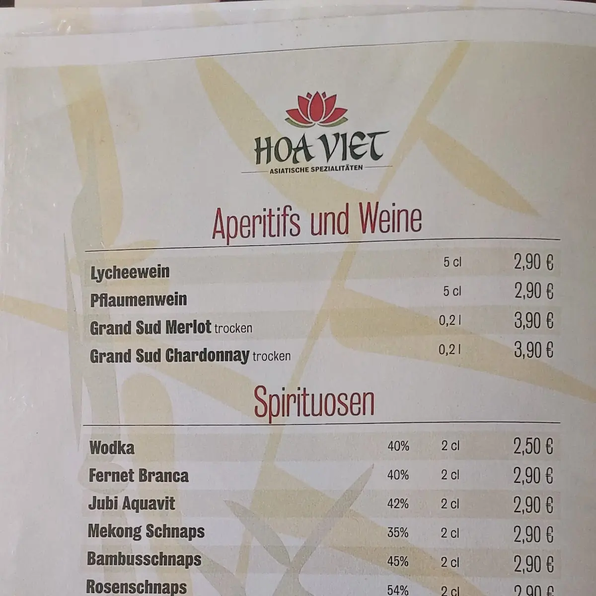 Speisekarte photo 4