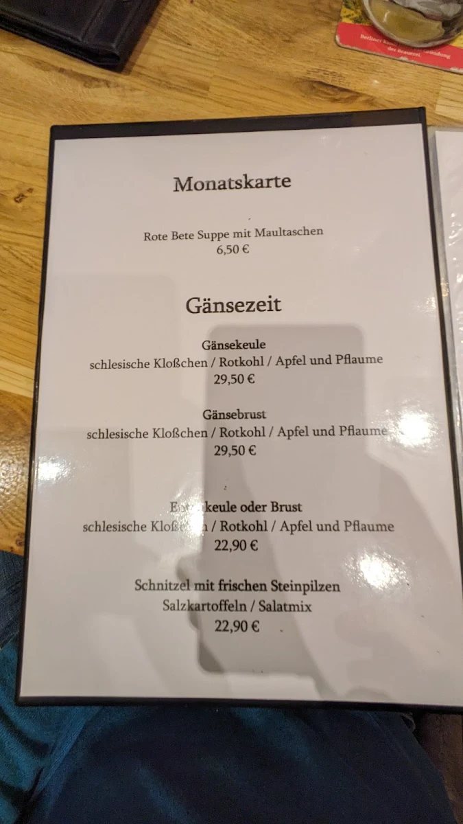 Speisekarte photo 5