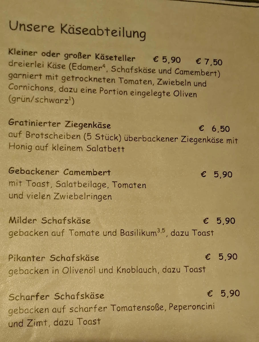 Speisekarte photo 2