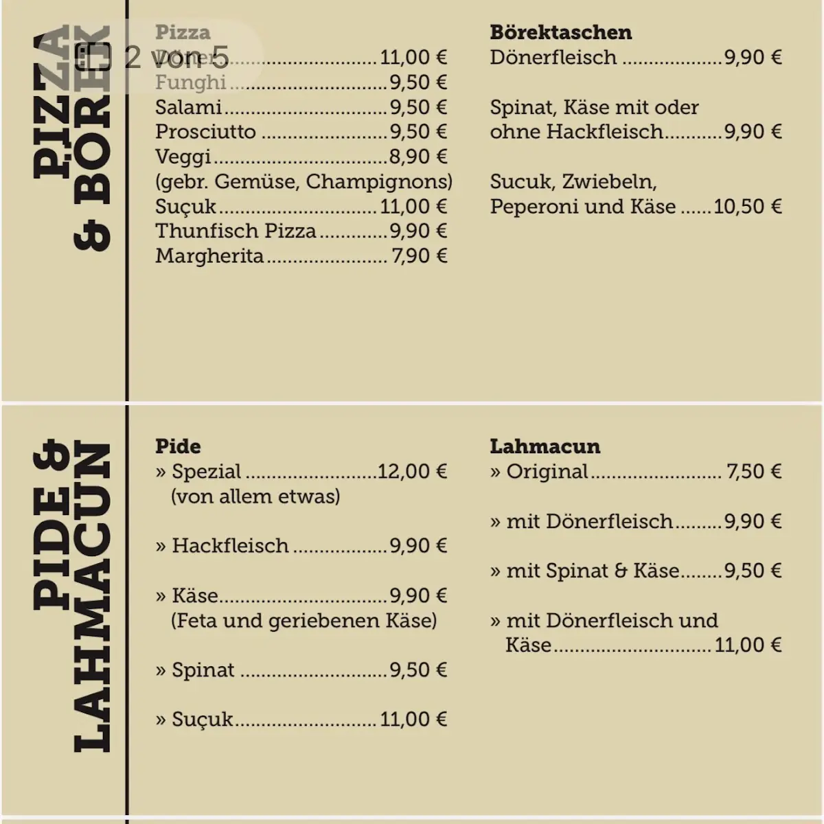 Speisekarte photo 2