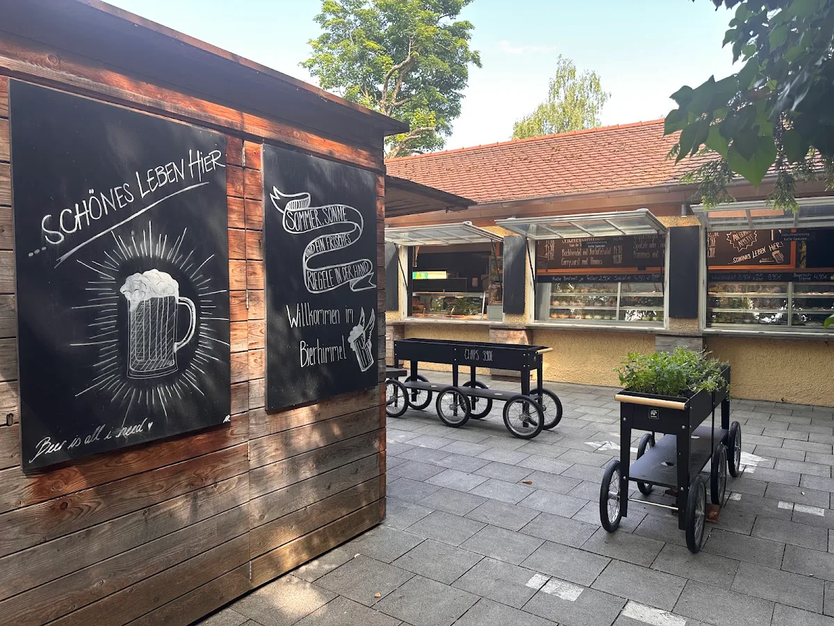 Speisekarte, Riegele Biergarten