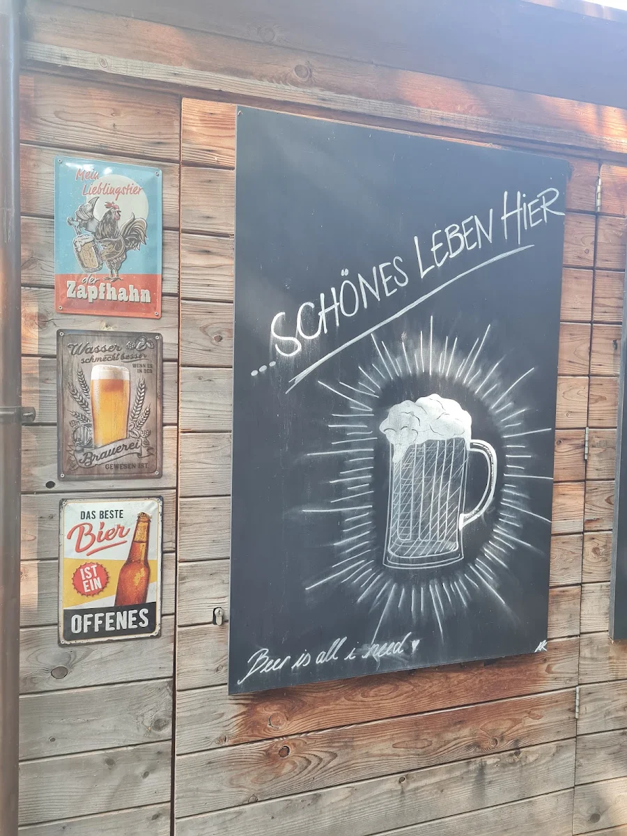Speisekarte, Riegele Biergarten