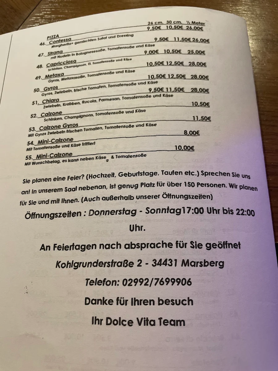 Speisekarte photo 4