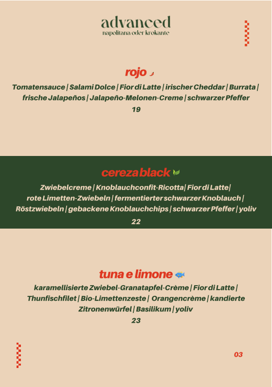 Speisekarte photo 2