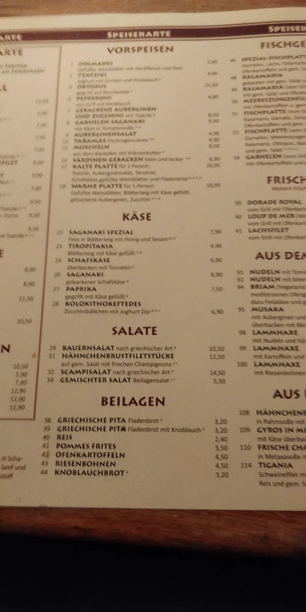 Speisekarte photo 5