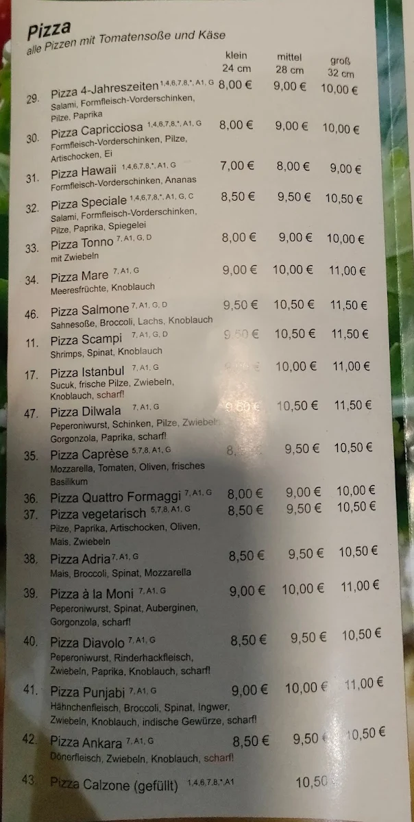 Speisekarte photo 2