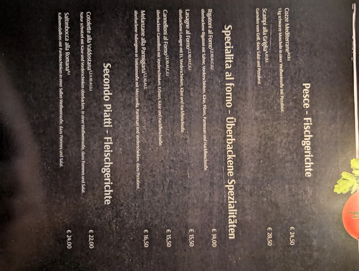 Speisekarte photo 2
