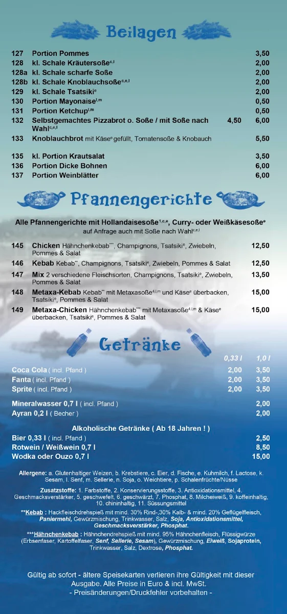 Speisekarte photo 1
