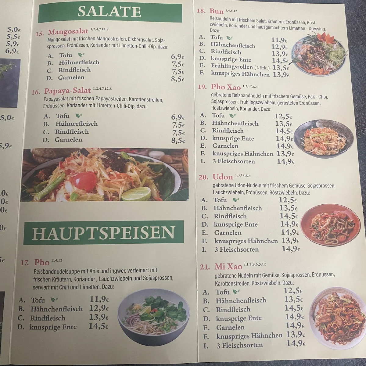 Speisekarte photo 3