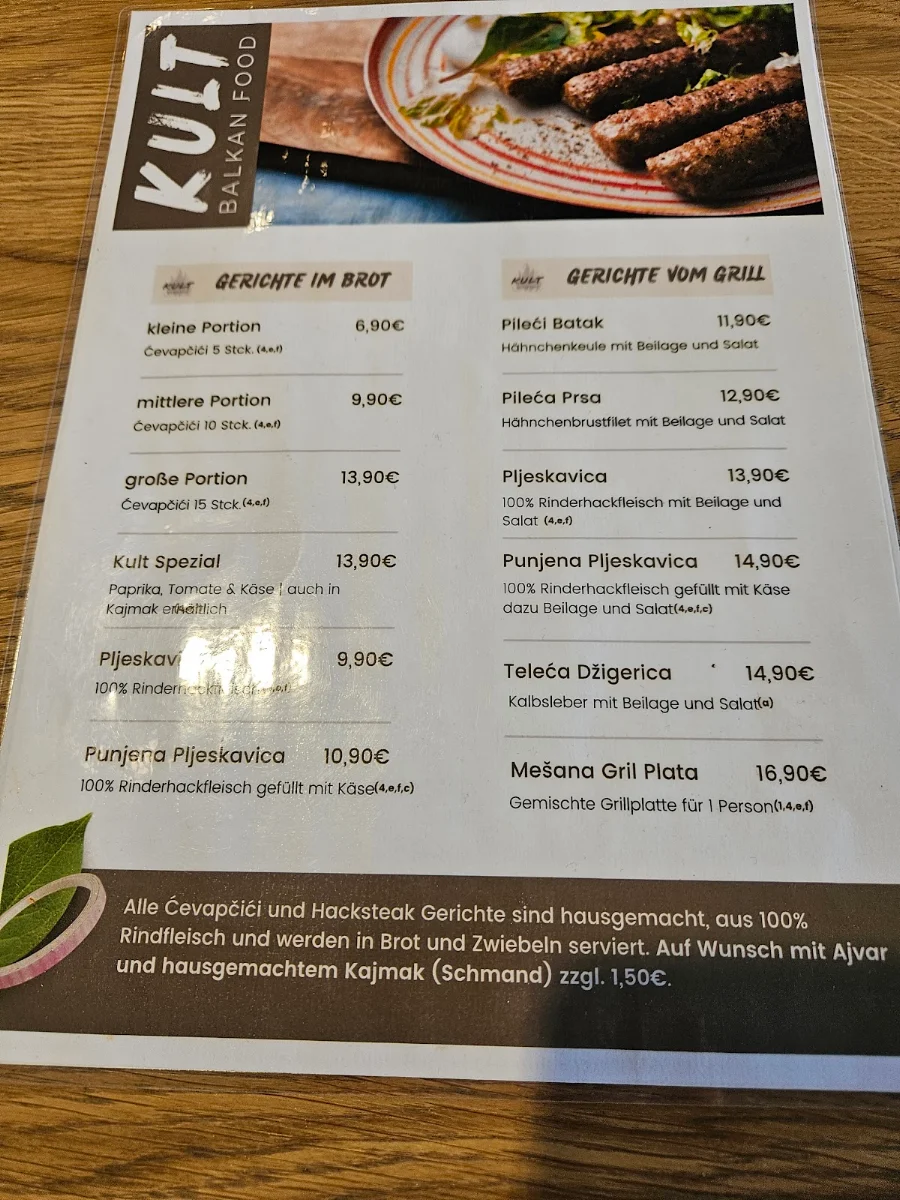 Speisekarte photo 1