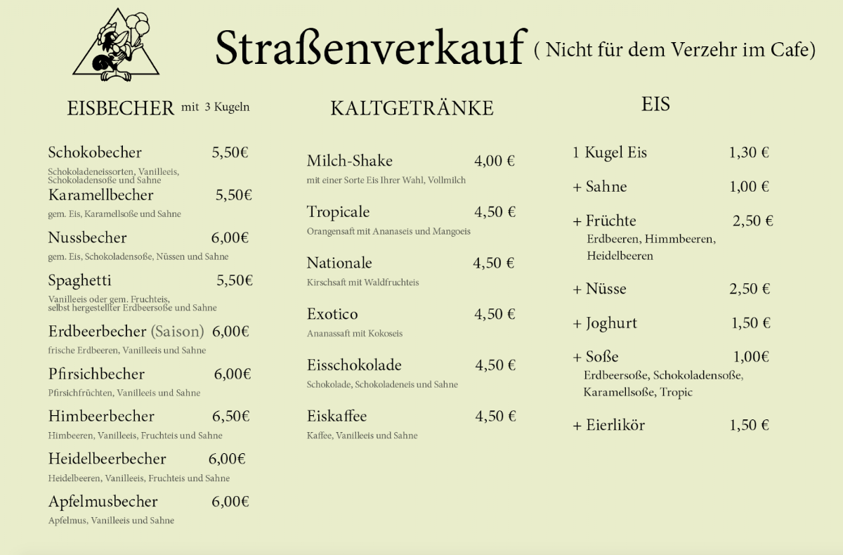 Speisekarte photo 1