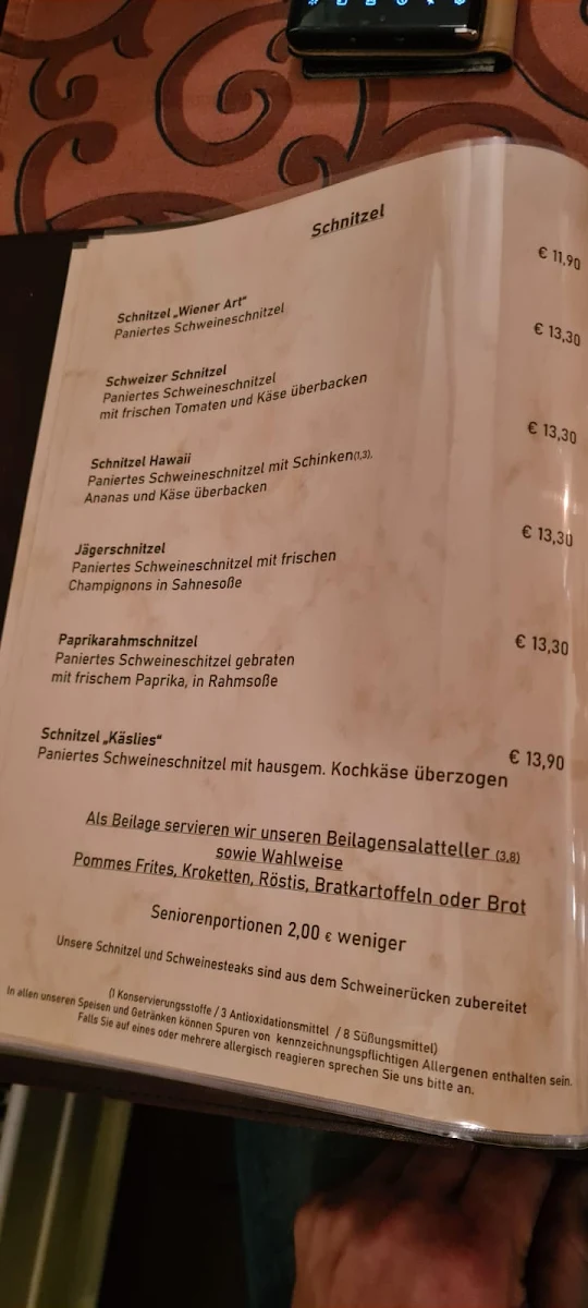 Speisekarte photo 3