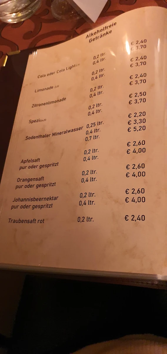 Speisekarte photo 4