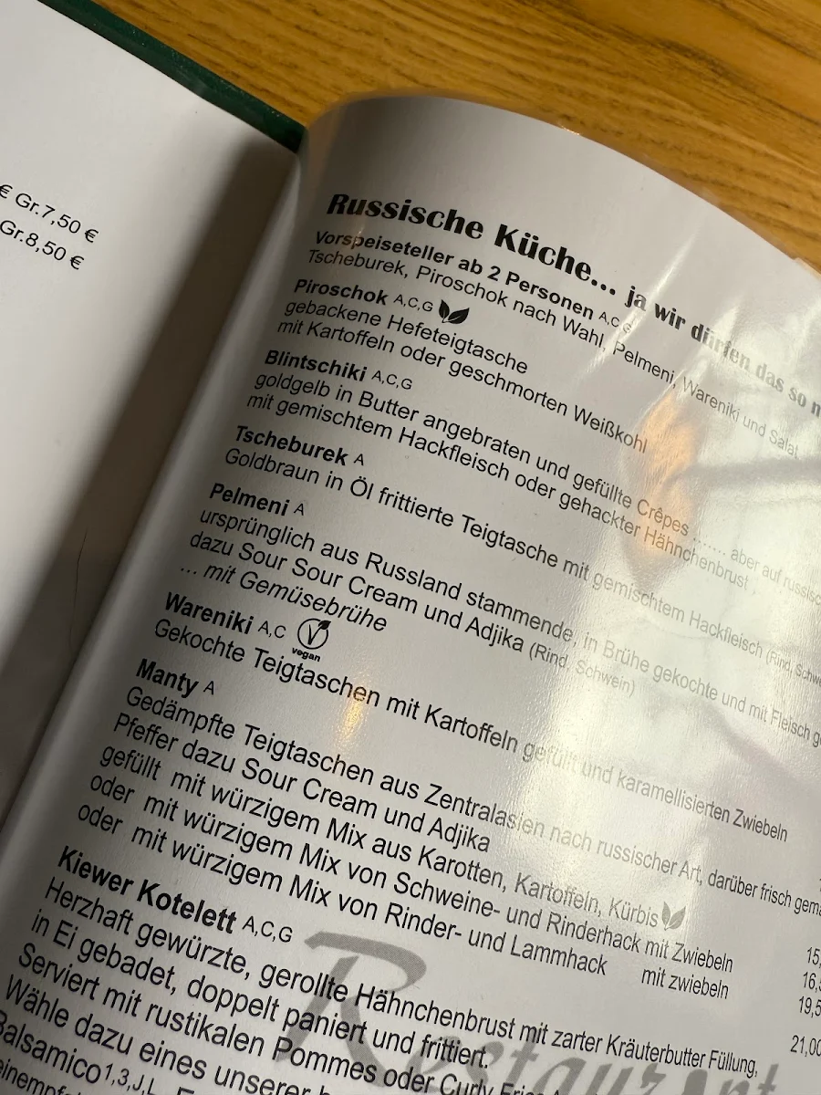 Speisekarte photo 1