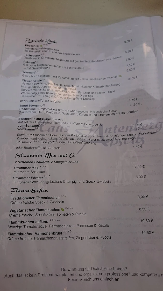 Speisekarte photo 2