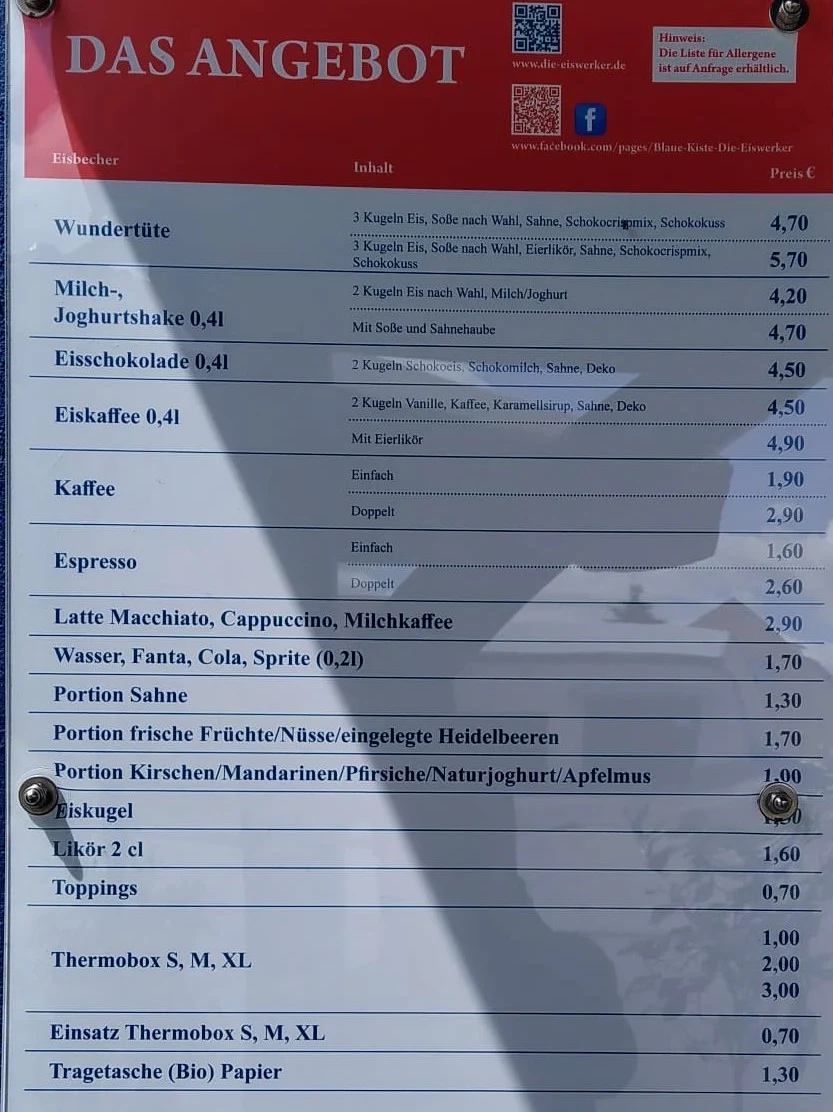 Speisekarte photo 1