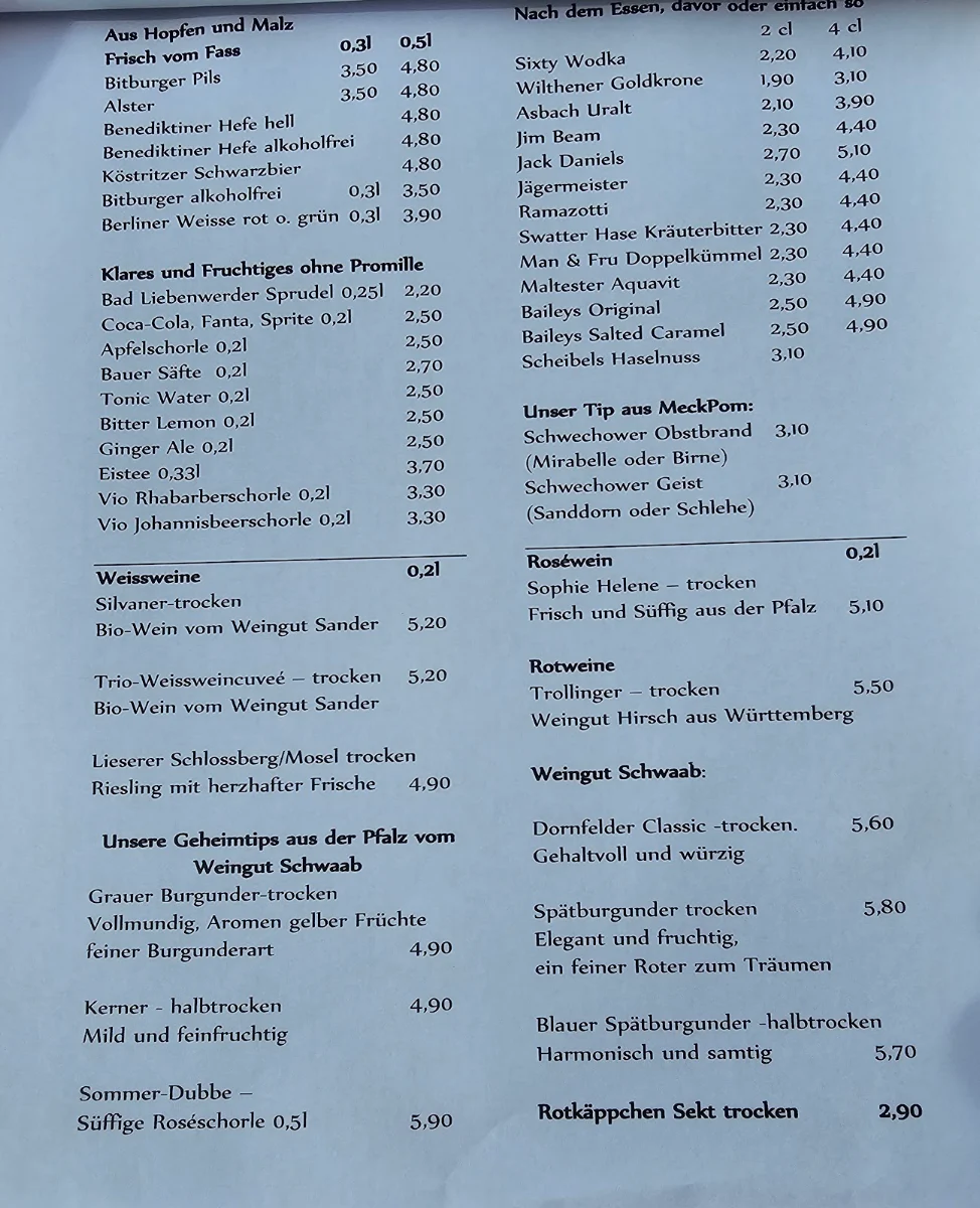 Speisekarte photo 2