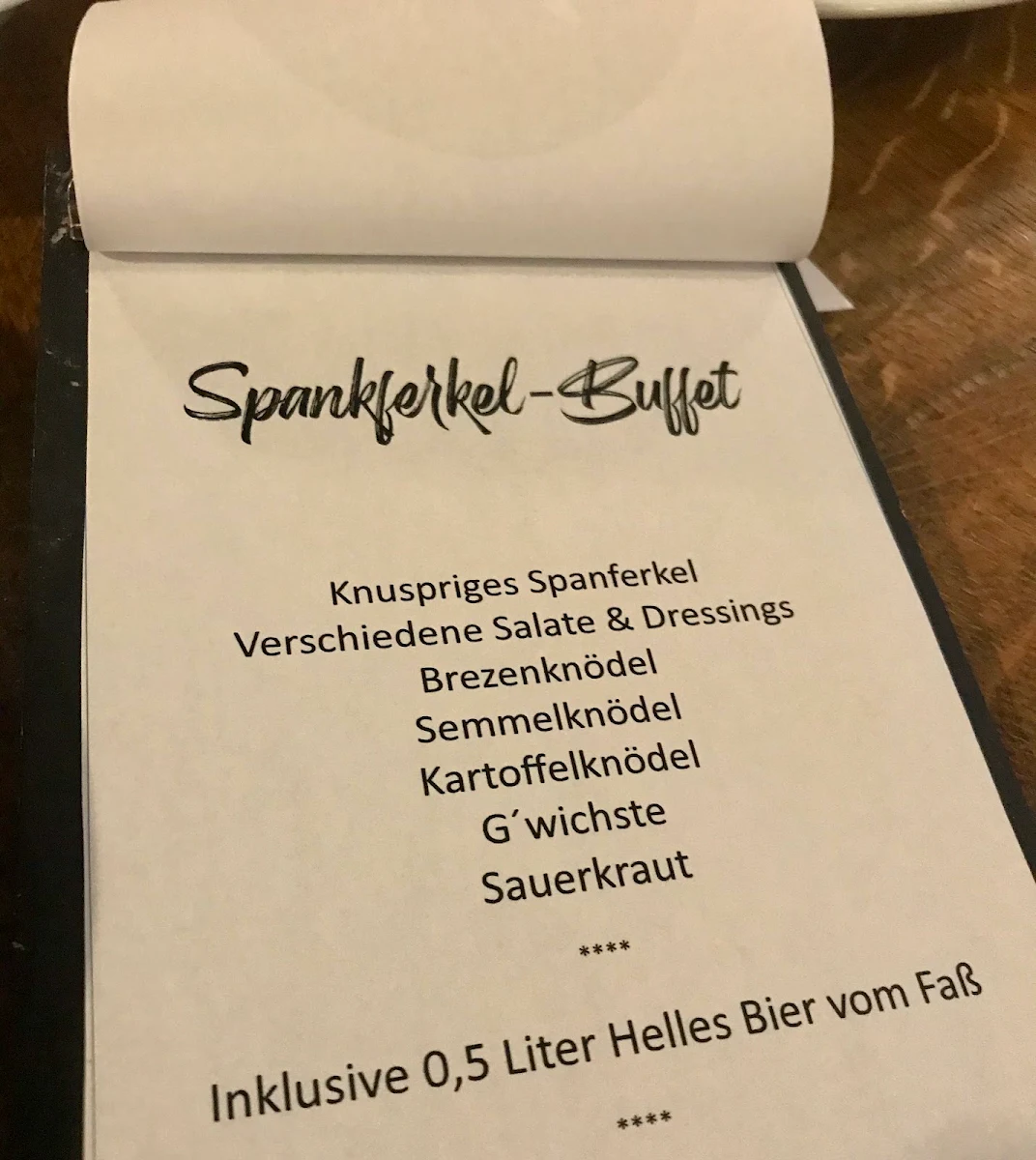 Speisekarte photo 3
