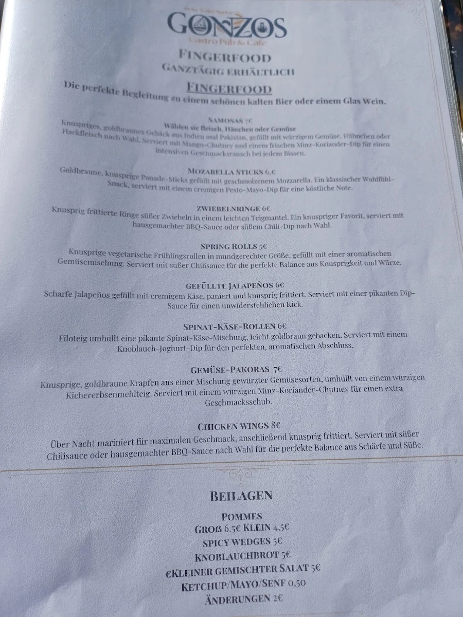 Speisekarte photo 1