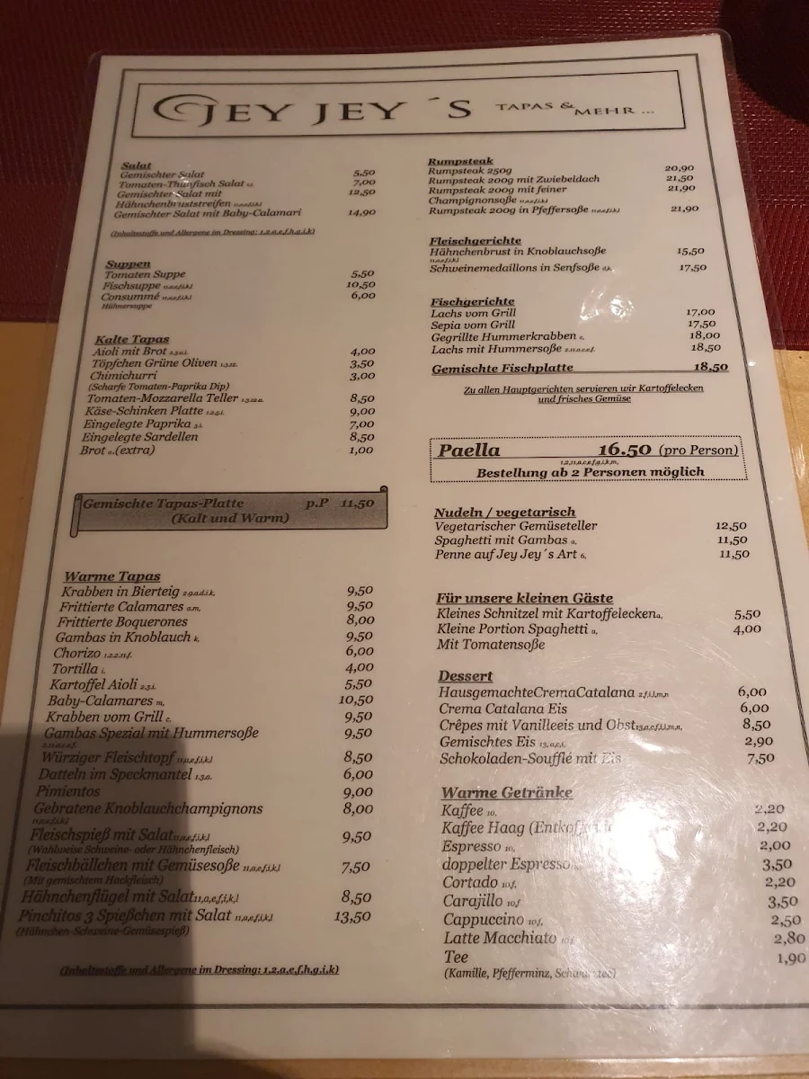 Speisekarte photo 1
