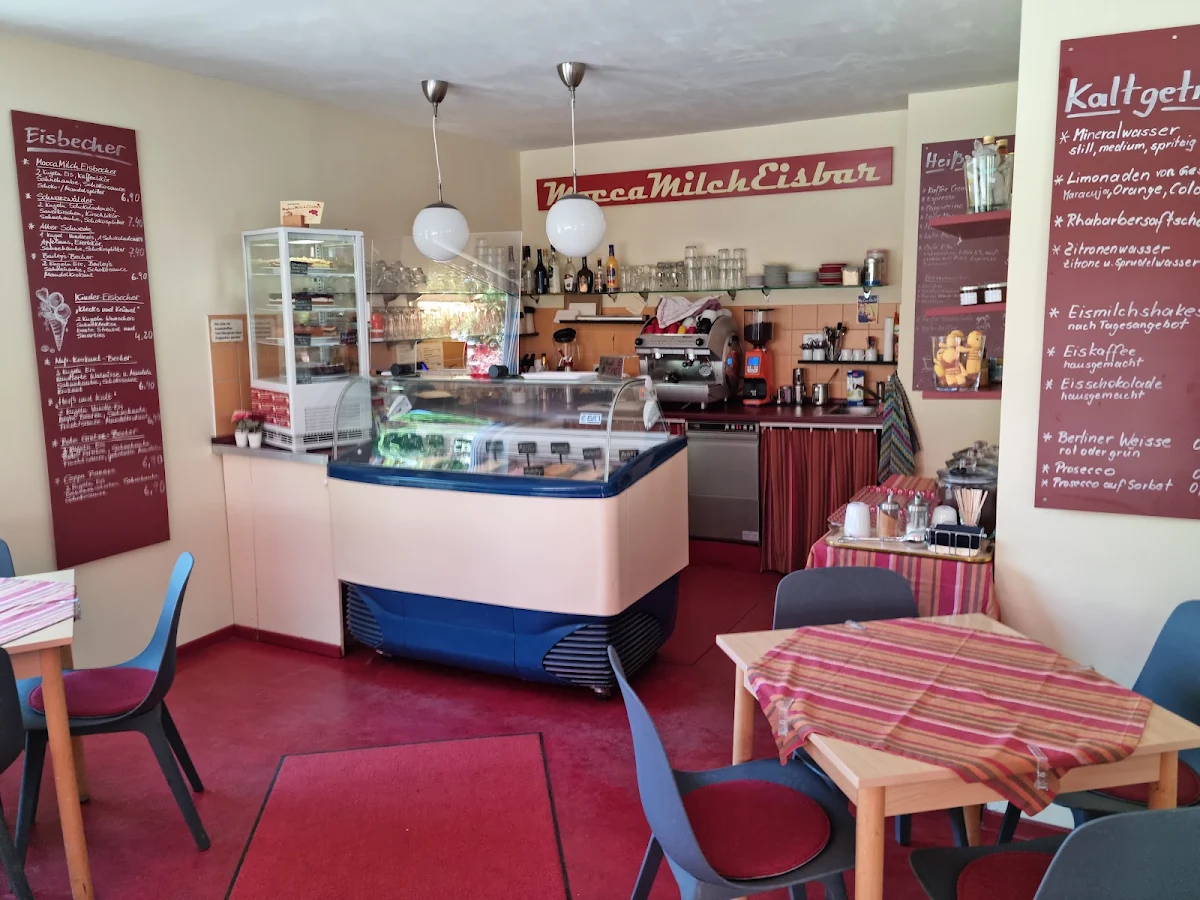 Atmosphäre, Mocca Milch Eisbar