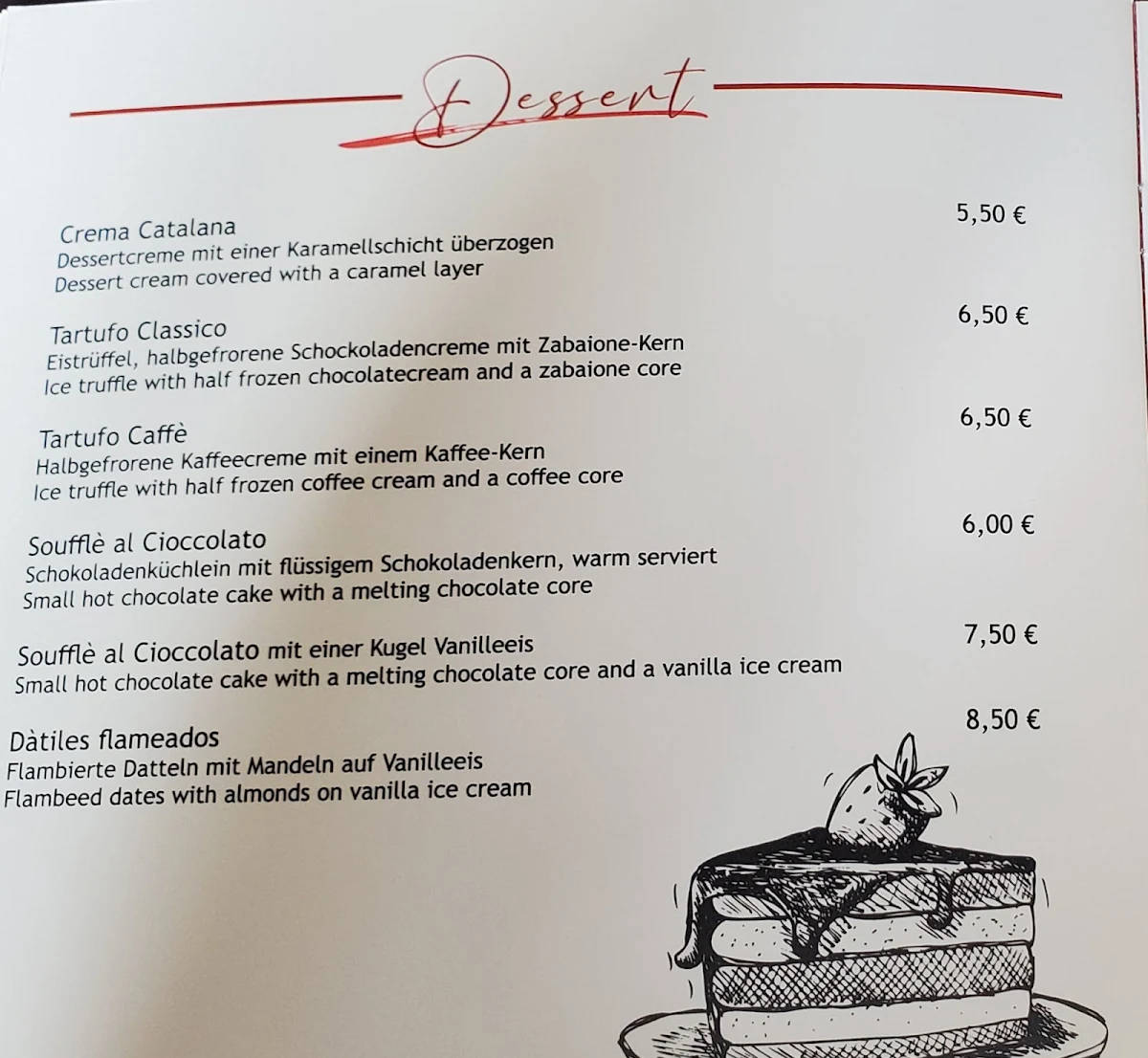 Speisekarte photo 3